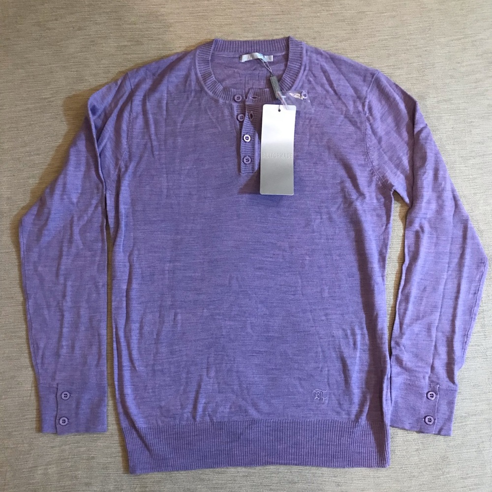 Billtornade Paris Lilac Wool Sweater Brand New
